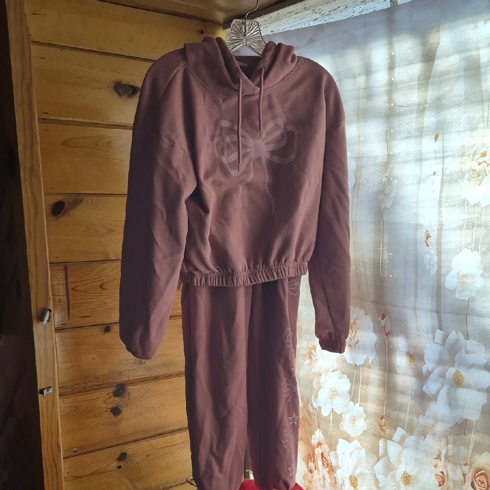 Celebrity Pink Chocolate Hoodie and Jogger Set